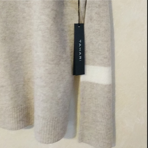 100% Cashmere Mock Neck Sweater - Picture 4 of 5
